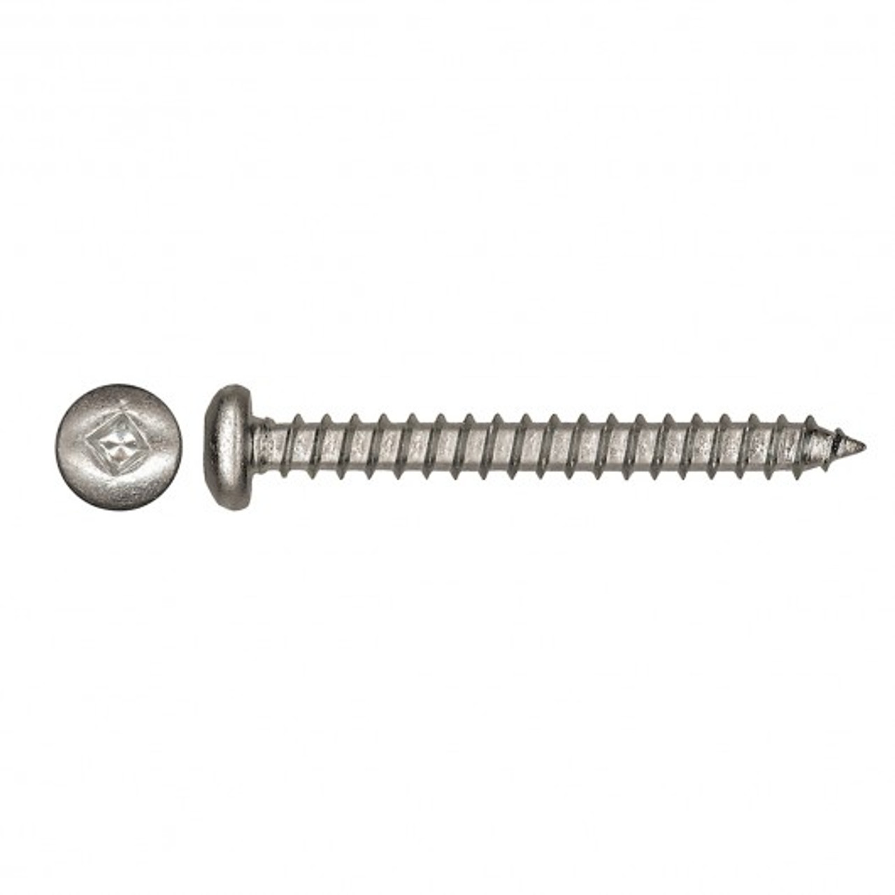 #10 x 1" Pan Head Stainless Steel Tapping Screw 100 Pc.   5163-193