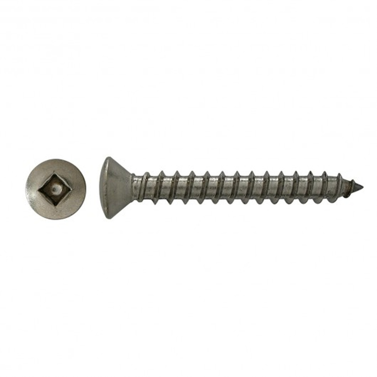 #10 x 1-1/2" Oval Head Stainless Steel Tapping Screw 100 Pc.   5165-197