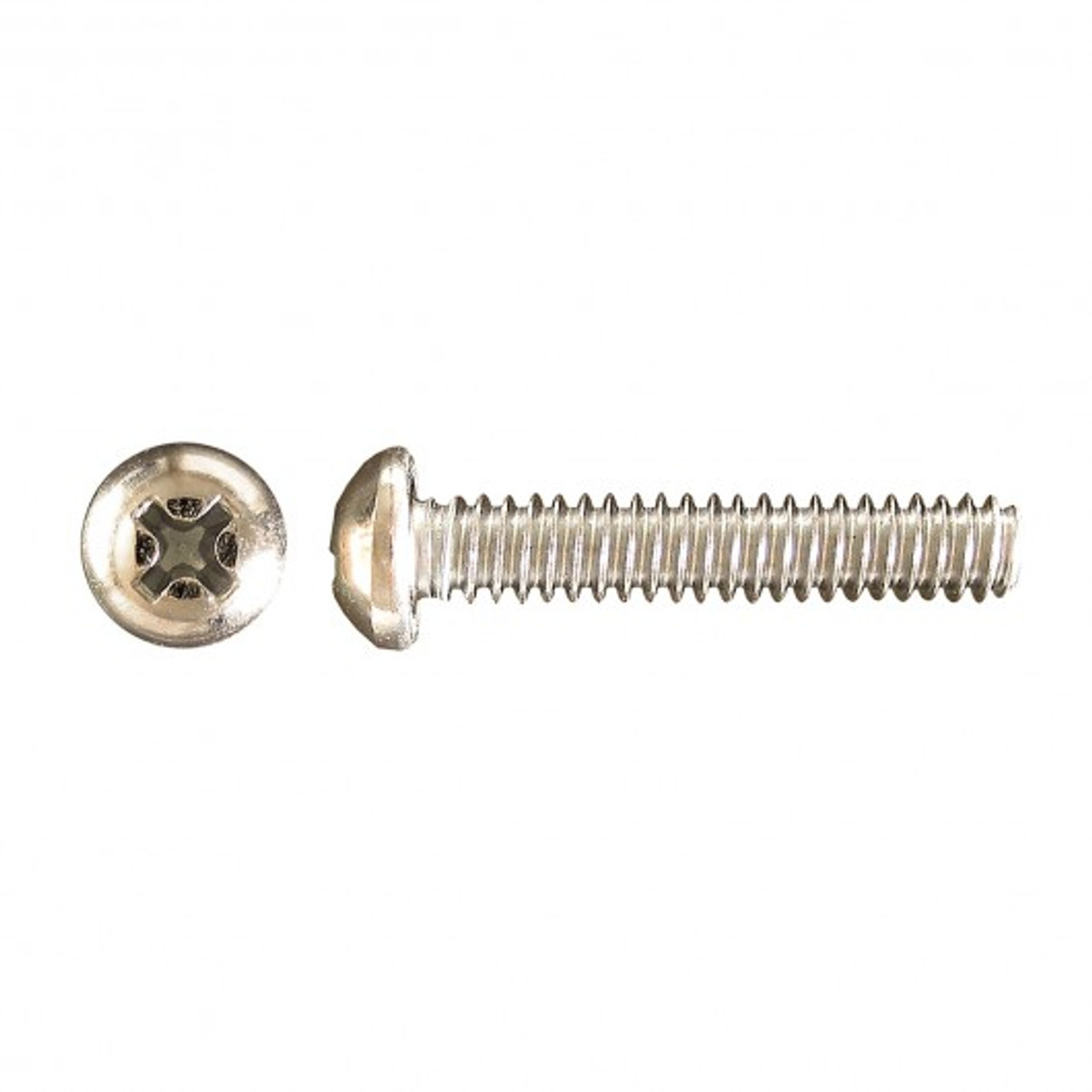 #8-32 x 4" Pan Head Steel Machine Screw 100 Pc.   173-156