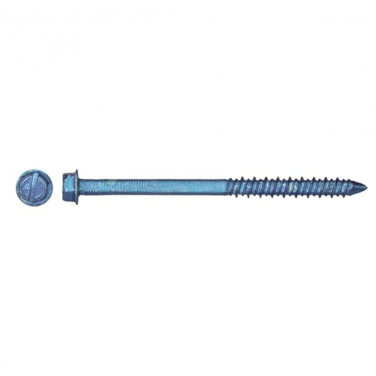 3/16" x 4" Hex Head Steel Concrete Screw 100 Pc.   537-825