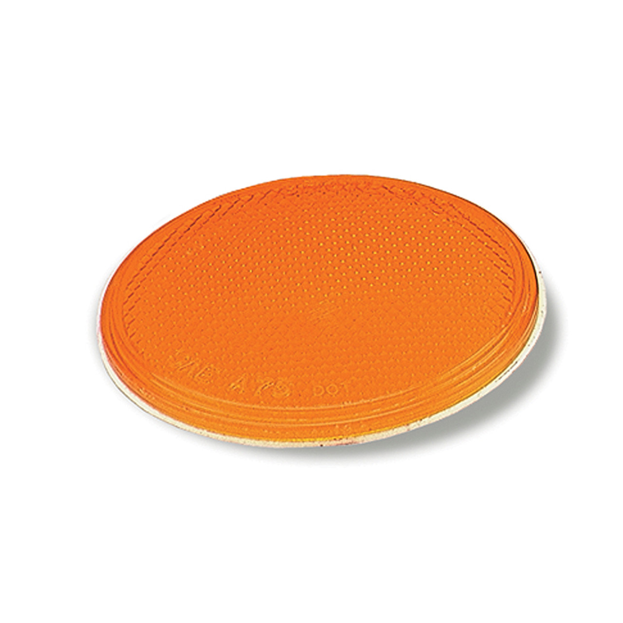 3" Sealed Round Stick-On Reflector - Amber  40063