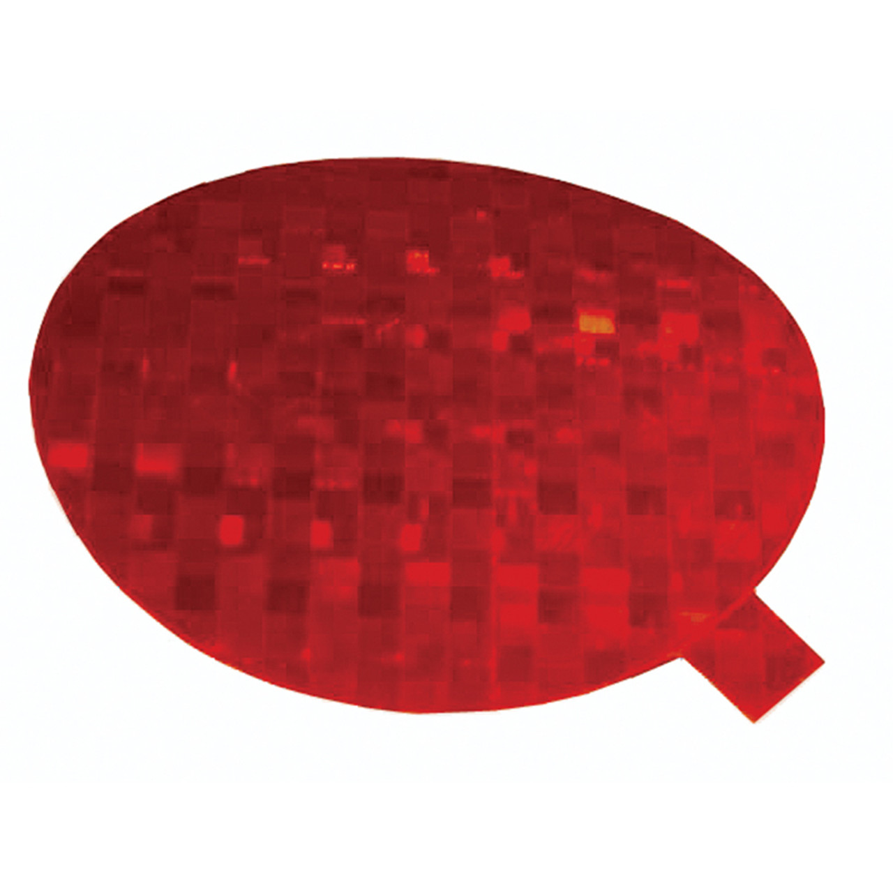 Stick-On Tape Reflector - Red  41142