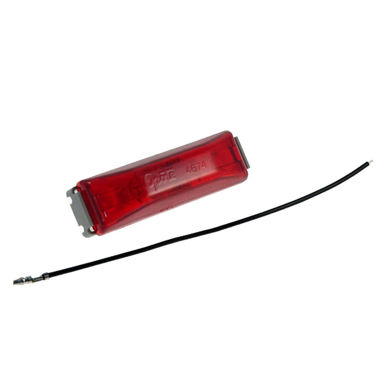 Rectangular Clearance/Marker Lamp Kit (46742 + 43850) - Red  45092