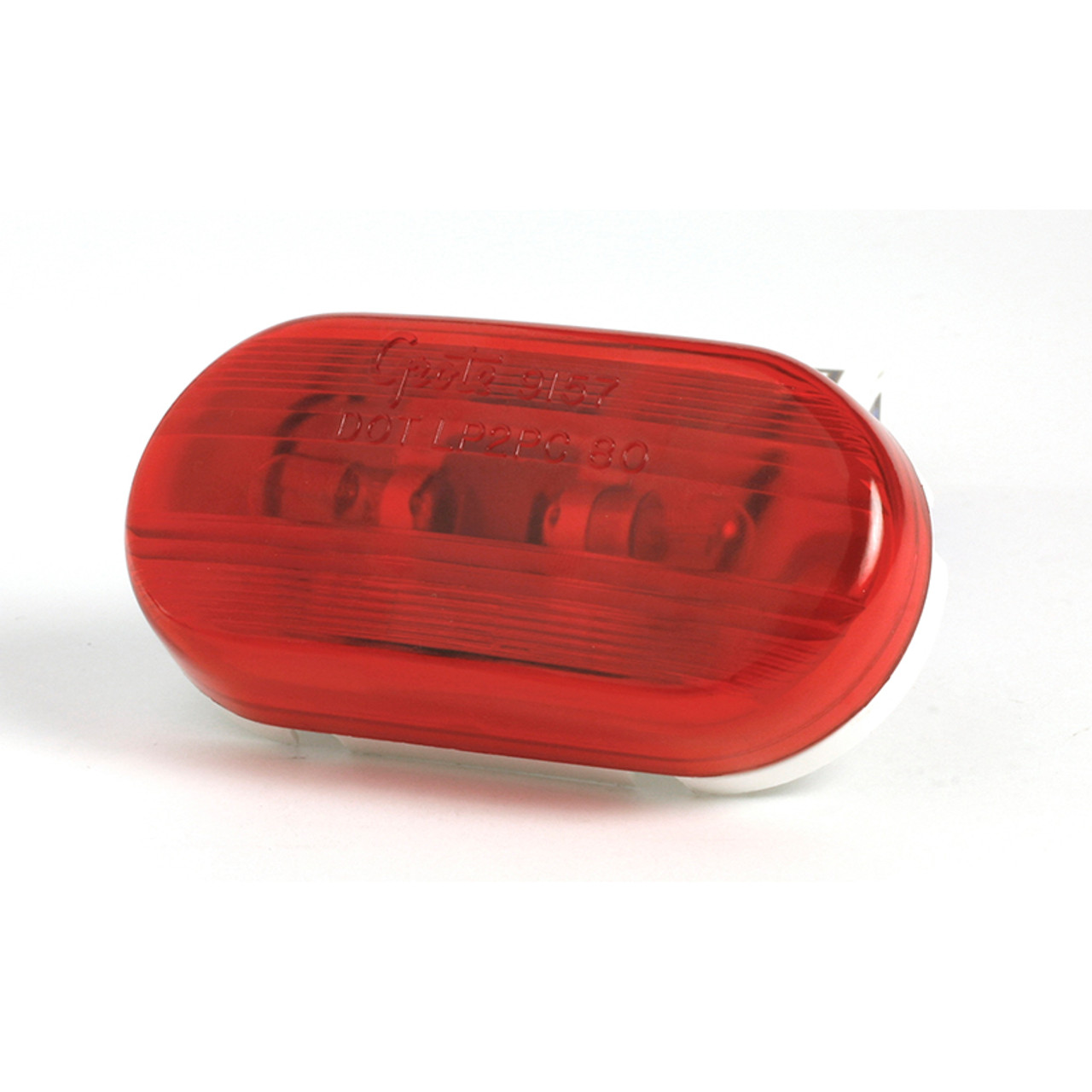 Oval Two-Bulb Pigtail Type Clearance/Marker Lamp - Red  45262