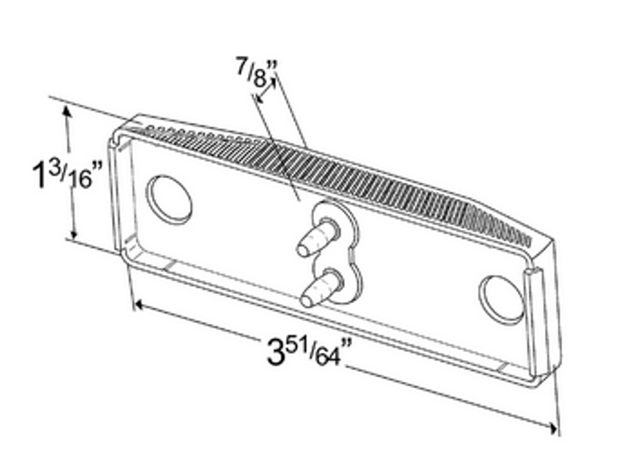 SuperNova® LED Clearance/Marker Lamp - Red  47492