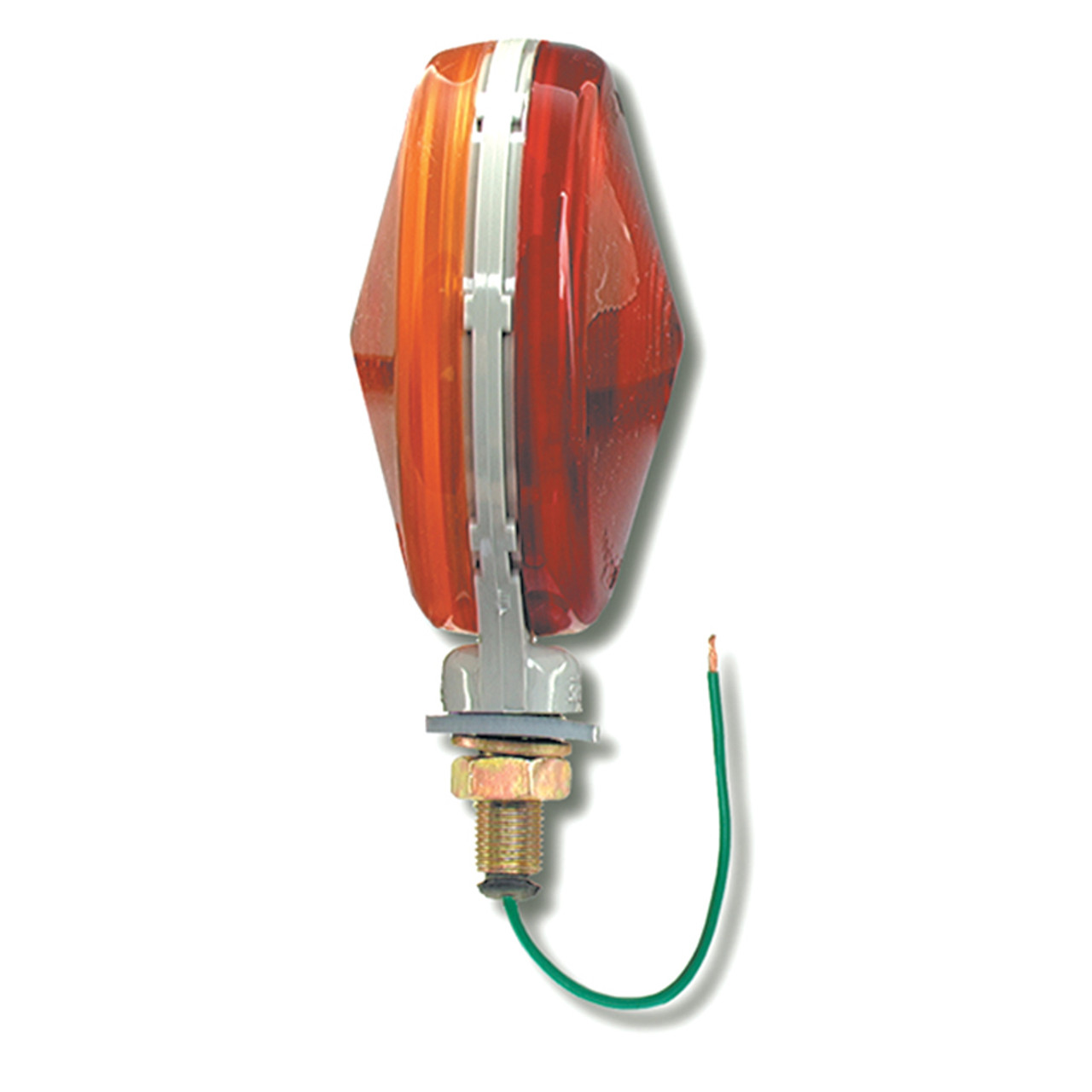 Thin-Line Double Faced Lamp - Single Contact - Red/Amber  55220