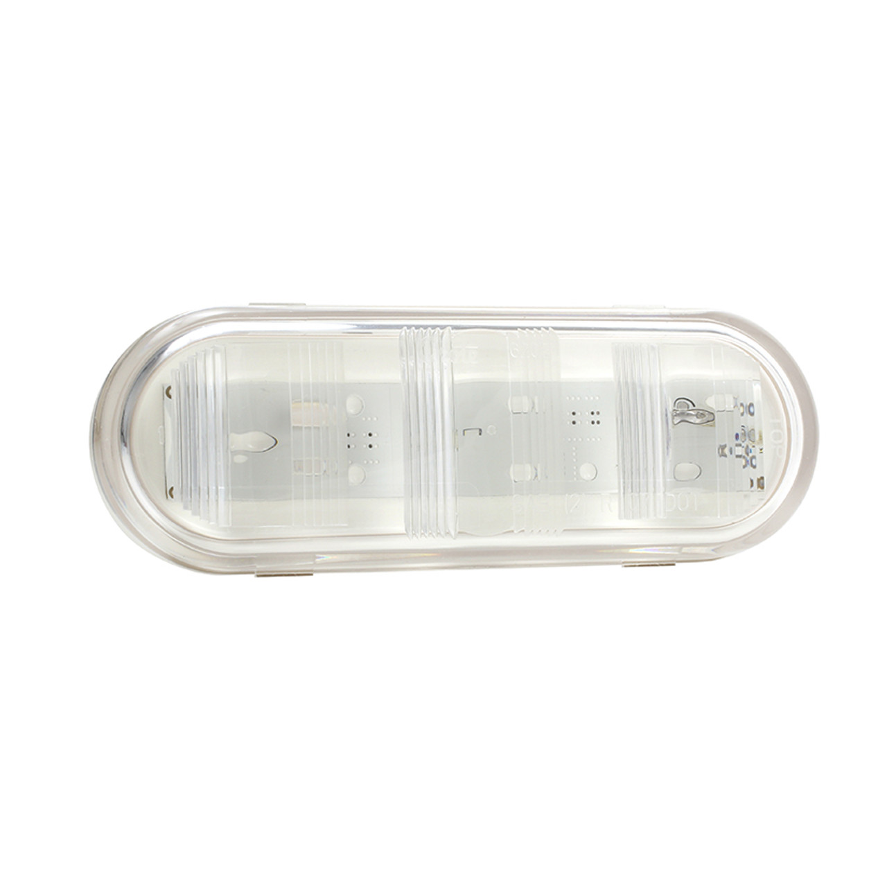 SuperNova® NexGen® Oval Dual-System LED Backup Lamp w/Male Pin - Clear  62051