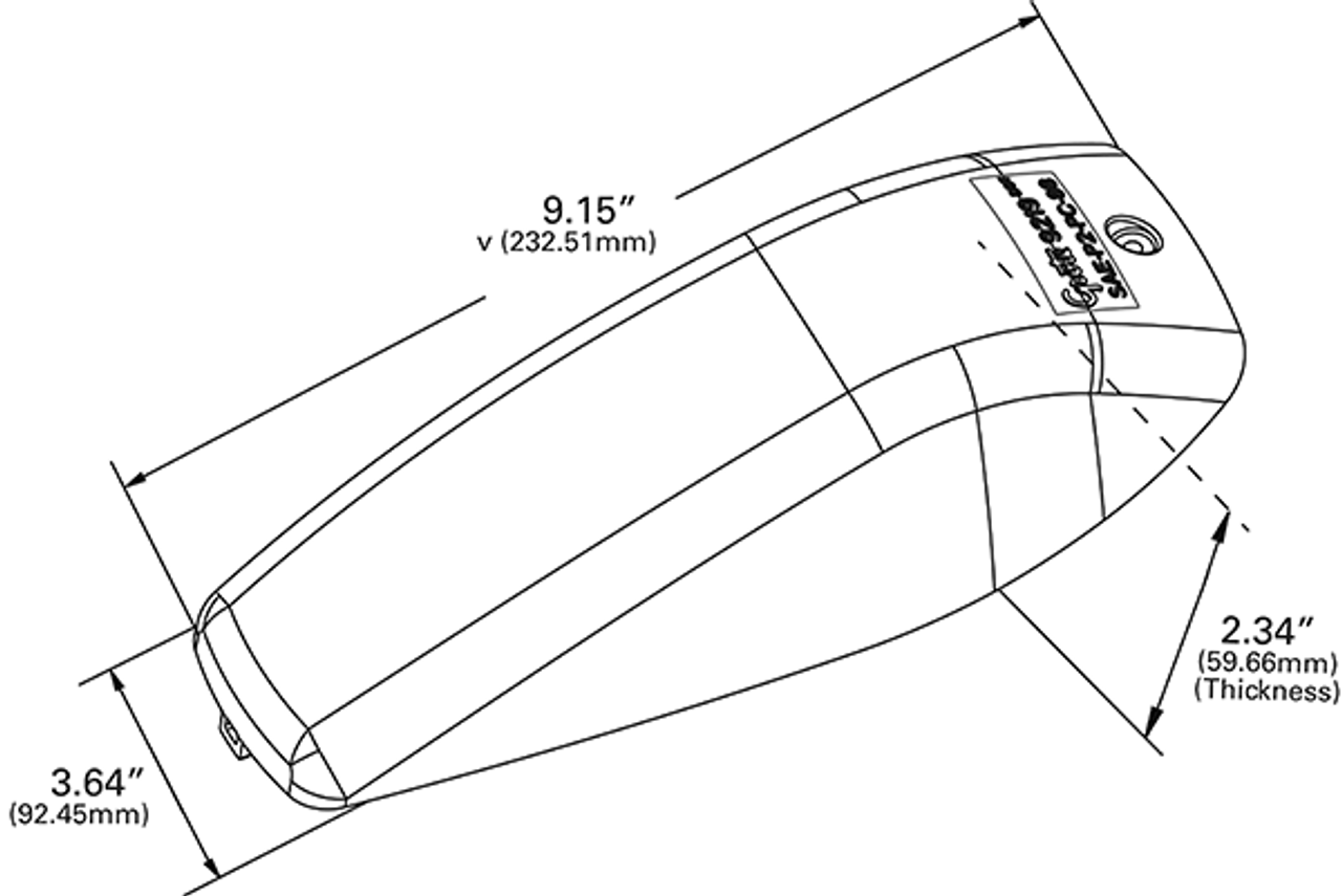 Clearance/Marker Large Aerodynamic Cab Replacement Lens - Amber  92193