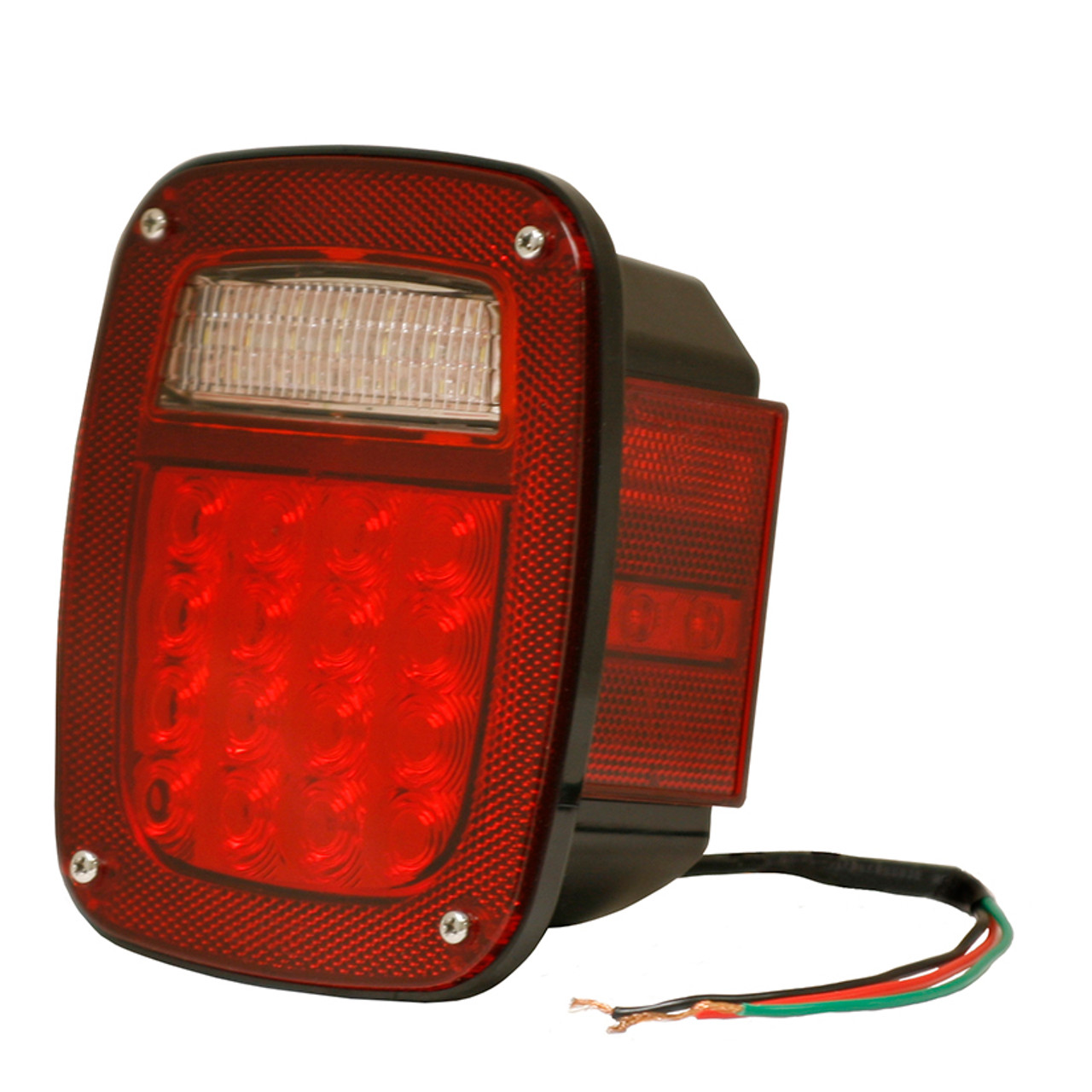 Hi Count® LED Stop/Tail/Turn Lamp Right Hand w/Side Marker - Red  G5202