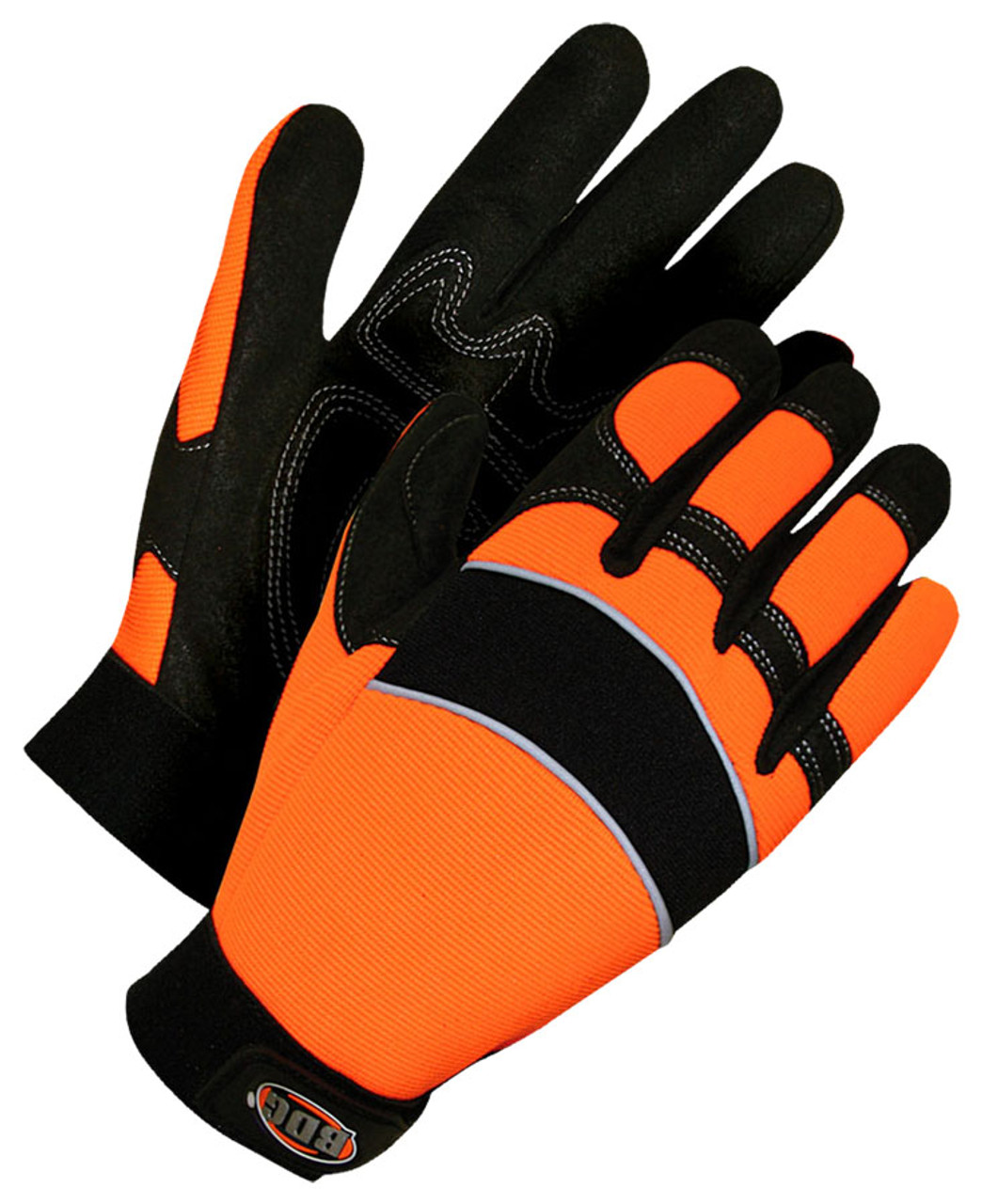 Winter Mechanics Clarino® Leather Palm Thinsulate® C100 Hi-Viz Orange Glove  20-9-10606