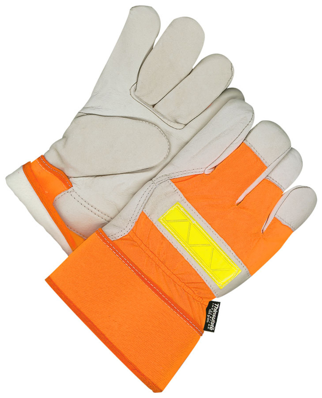 Winter Grain Cowhide Canvasback Fitter Thinsulate® C100 Hi-Viz Orange  40-9-2875