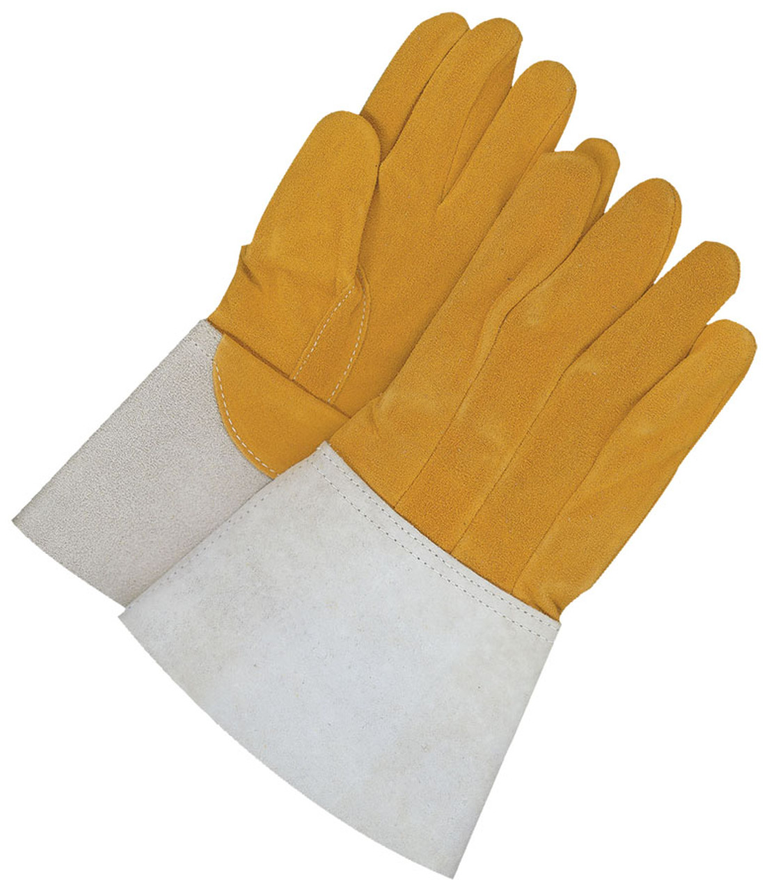 Split Deerskin Tig Weld Glove w/5" Split Cowhide Gauntlet  64-1-1141