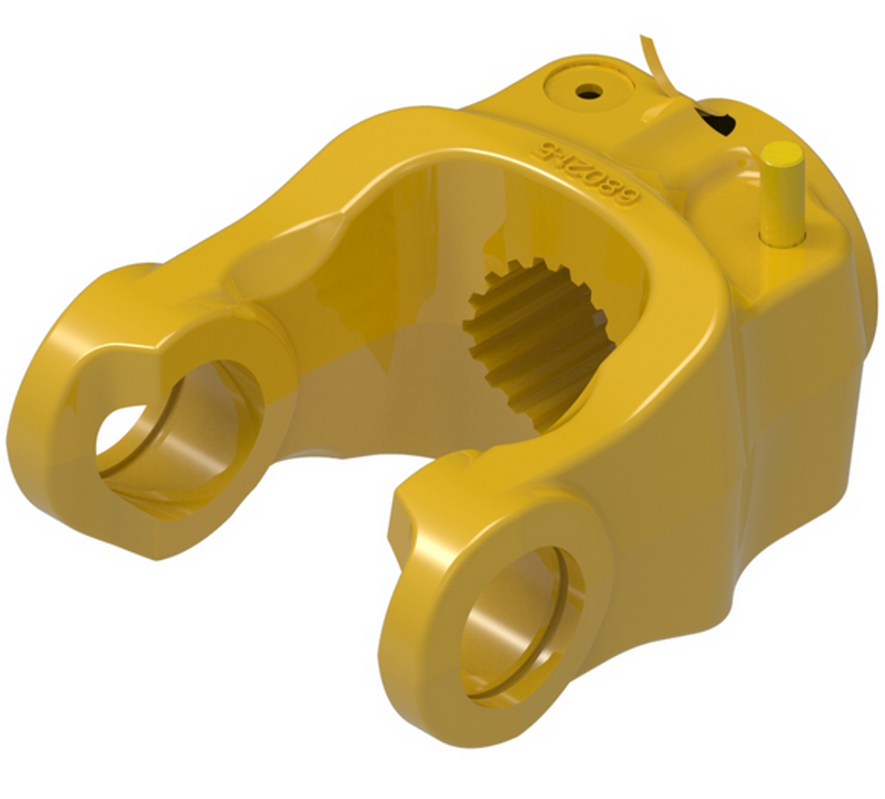 1-3/4"-20 Spline - Push Pin QD Yoke - Bondioli® 8 / Walterscheid® AW24 Series  PTO102-6820