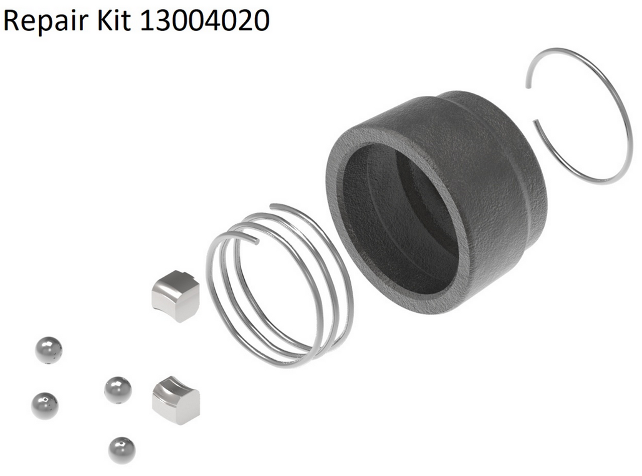 1-3/4"-20 Spline - 80° CV Safety Slide-Lok QD Yoke - Bondioli® 7N / Walterscheid AW35-80  PTO1077920