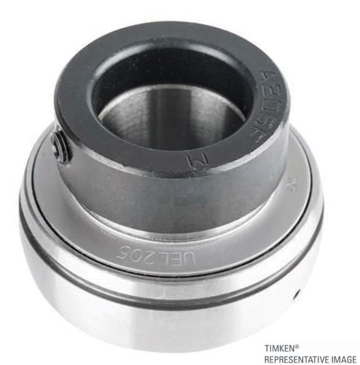 1" Extended Bore Spherical Ball Bearing Insert w/Eccentric Locking Collar   UEL205-16