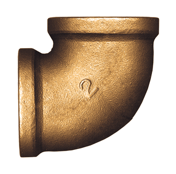 1/2" Cast Brass Female NPT 90° Elbow  100CA-D