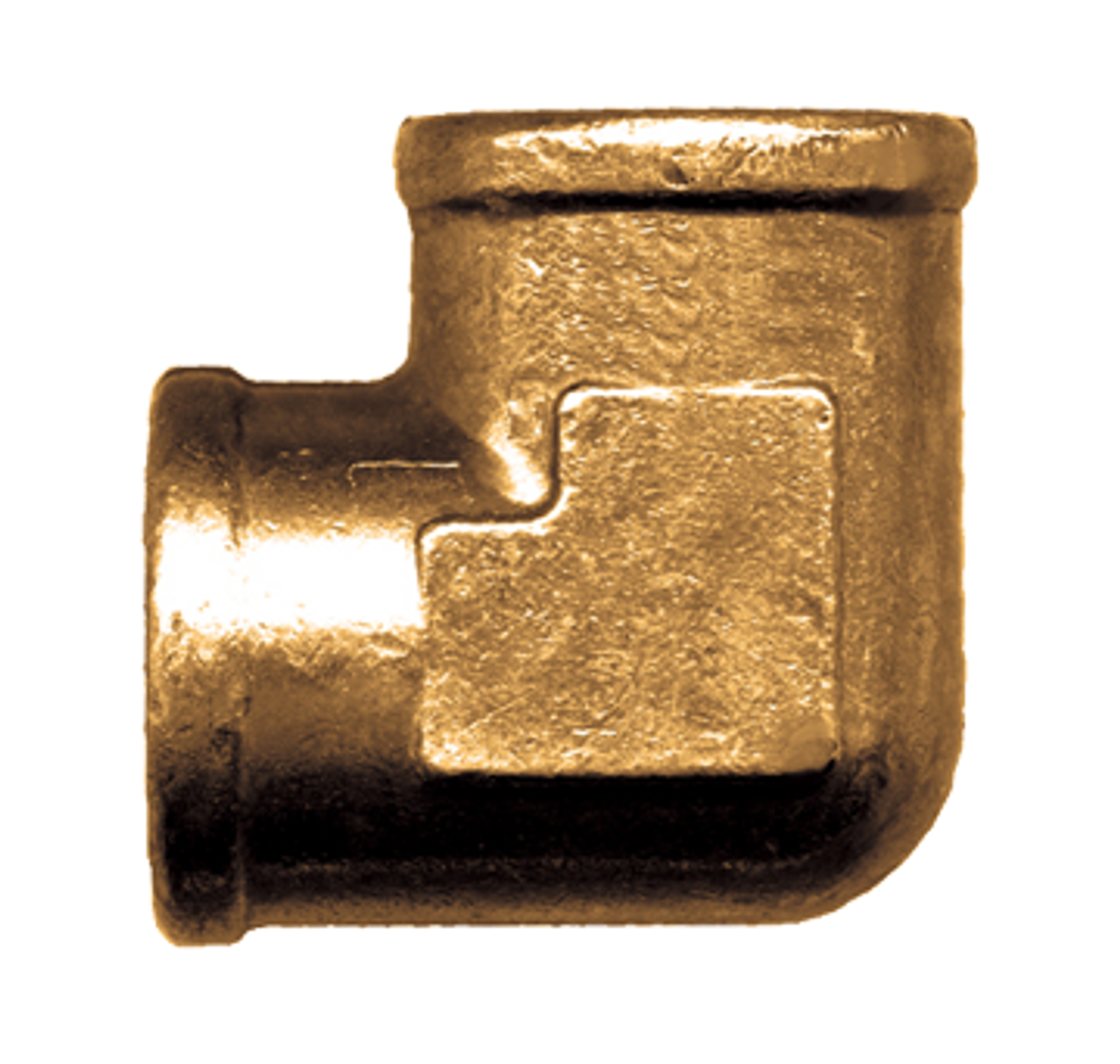 1/2" Forged Brass Female NPT 90° Elbow  100-D
