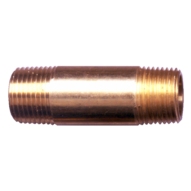 3/4 x 6" Brass Male NPT Pipe Nipple  113-E6