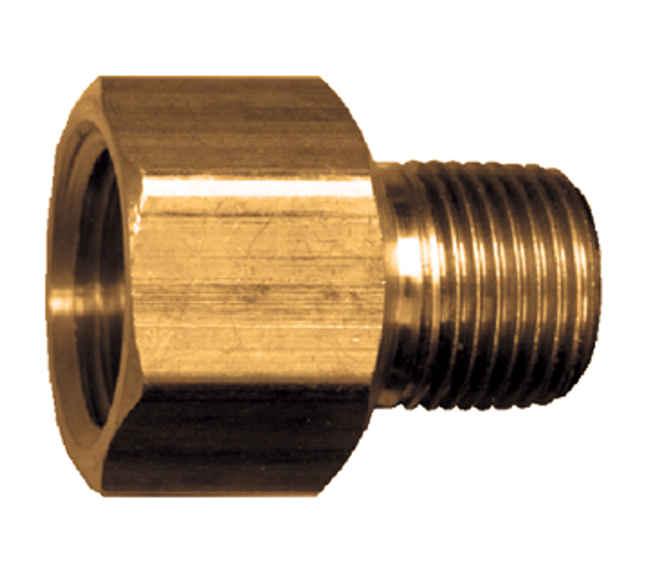 1/2 x 1/4" Brass Female NPT - Male NPT Adapter  120-DB