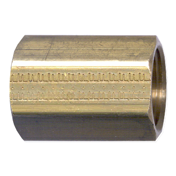 3/16" Brass Female Metric Bubble Flare Union  142MM-3