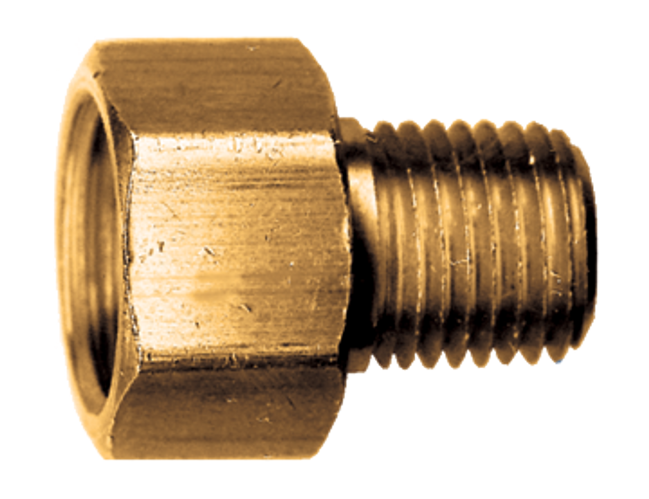 5/16 x 1/4" Brass Female 45° SAE Inverted Flare - Male NPT Connector  148-5B