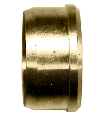 1/4" Brass Soft Line Ferrule Compression Sleeve  260-4