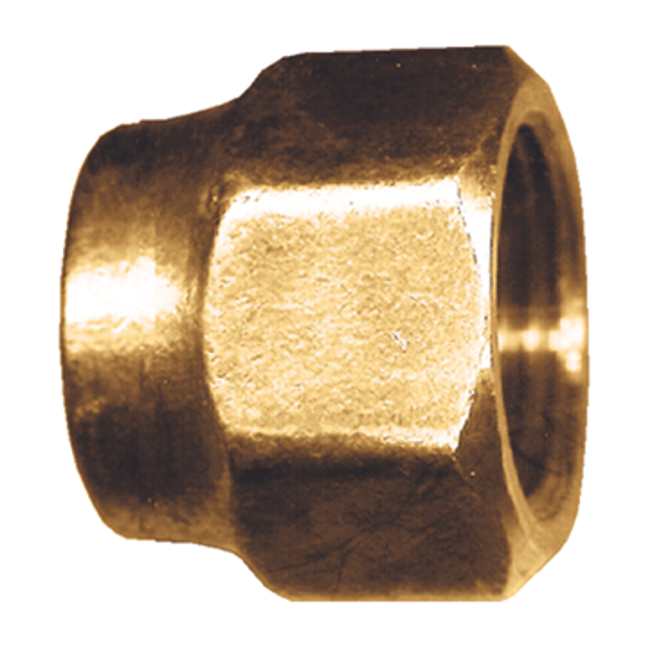 5/8 x 1/2" Forged Brass 45° SAE Reducing Nut  40R-108