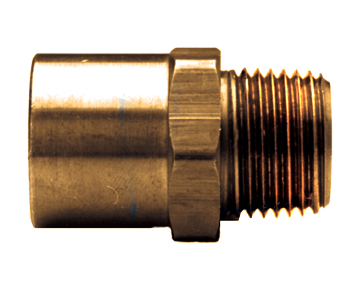 5/8" Tube O.D. x 3/8" Brass Sweat-On - Male NPT Connector  48SW-10C