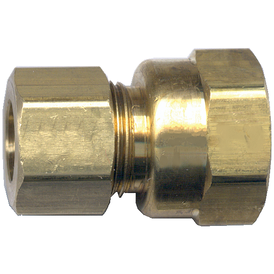 3/16 x 1/8" Brass Compression - Female NPT  Connector  66-3A