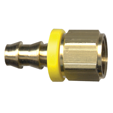 3/8 x 3/8" Brass Grip-Tite Hose Barb - Female NPT Connector  726-6C