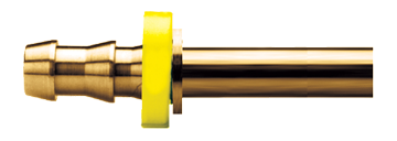 1/4 x 1/4" Brass Grip-Tite Hose Barb - Male Tube Shank Connector  732-44