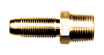 3/8 x 3/8" Brass Reusable Hose Stem - Male NPT   751-6C