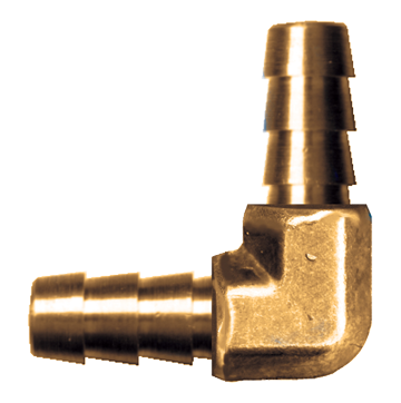 1/4" Brass Hose Barb 90° Elbow  99HB-4