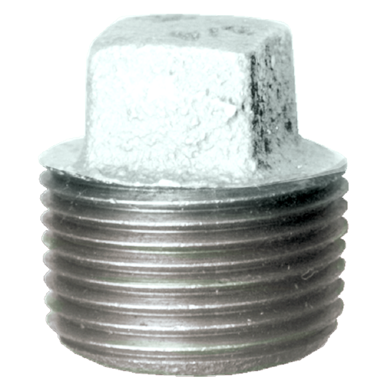 3/8" Sch. 40 Galvanized Iron Male NPT Plug  GI-109-C