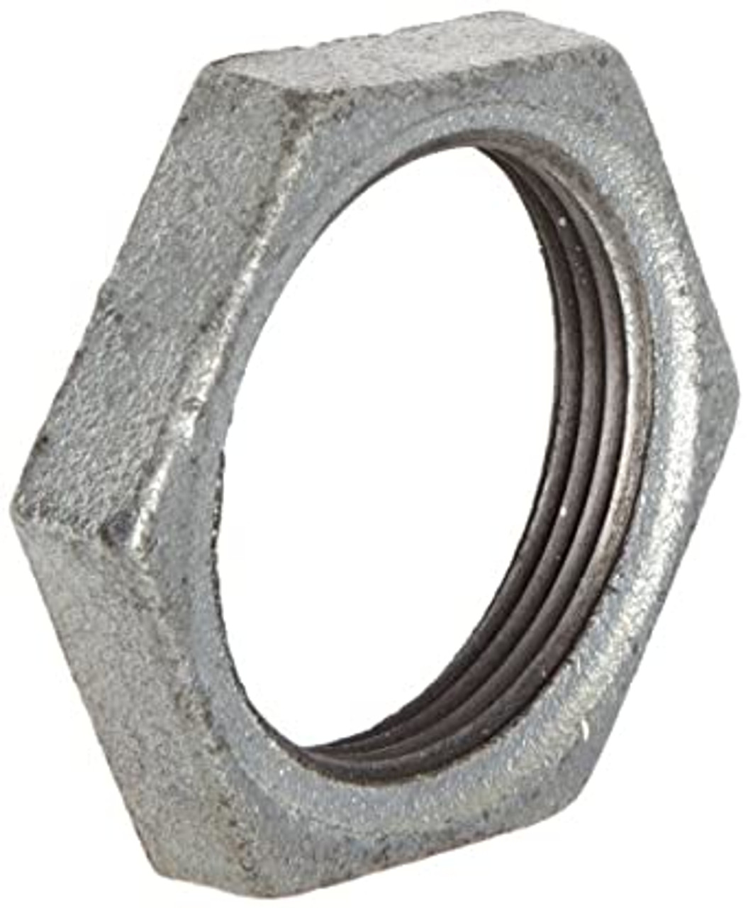 1/4" Sch. 40 Black Iron Female NPT Jam Nut  GI-111-B