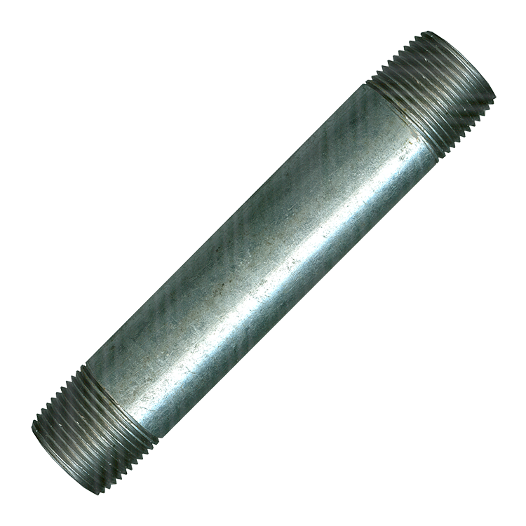 4 x 6" Sch. 40 Galvanized Male NPT Nipple  GI-113-S6