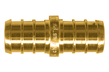 1/2 x 1/2" Lead Free Brass Pex Hose Barb Splice  LF-PEX-129-10