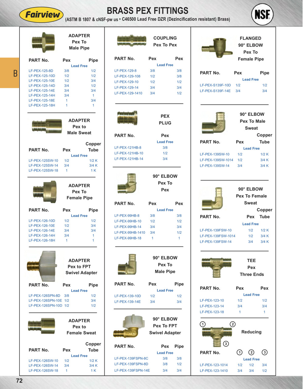 3/4 x 3/4" Lead Free Brass Pex Hose Barb - Male NPT 90° Elbow  LF-PEX-139-14E
