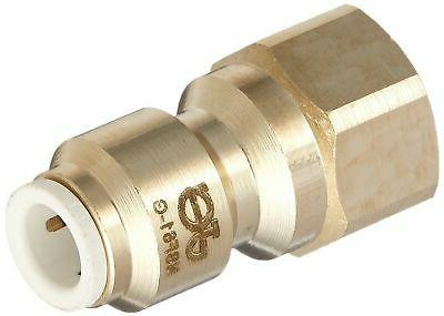 3/8 x 1/4" JG® Lead Free Brass Female SAE 45° Flare - Polypropylene CTS Connector  MI4512F4SLF