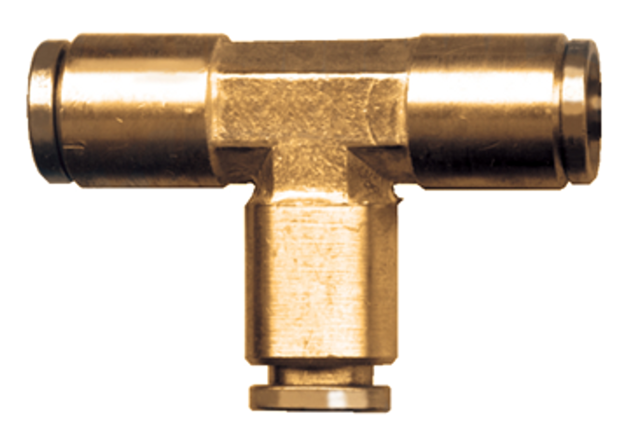 1/8" Brass Push-To-Connect Tee  PC64-2