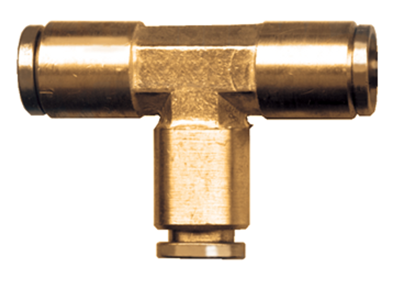 1/2" Brass Push-To-Connect Tee  PC64-8