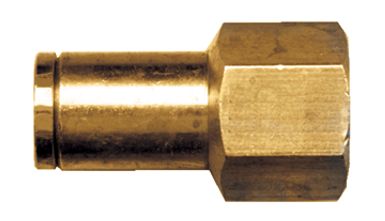5/32 x 1/8" Brass Push-To-Connect - Female NPT Connector  PC66-2-1/2A