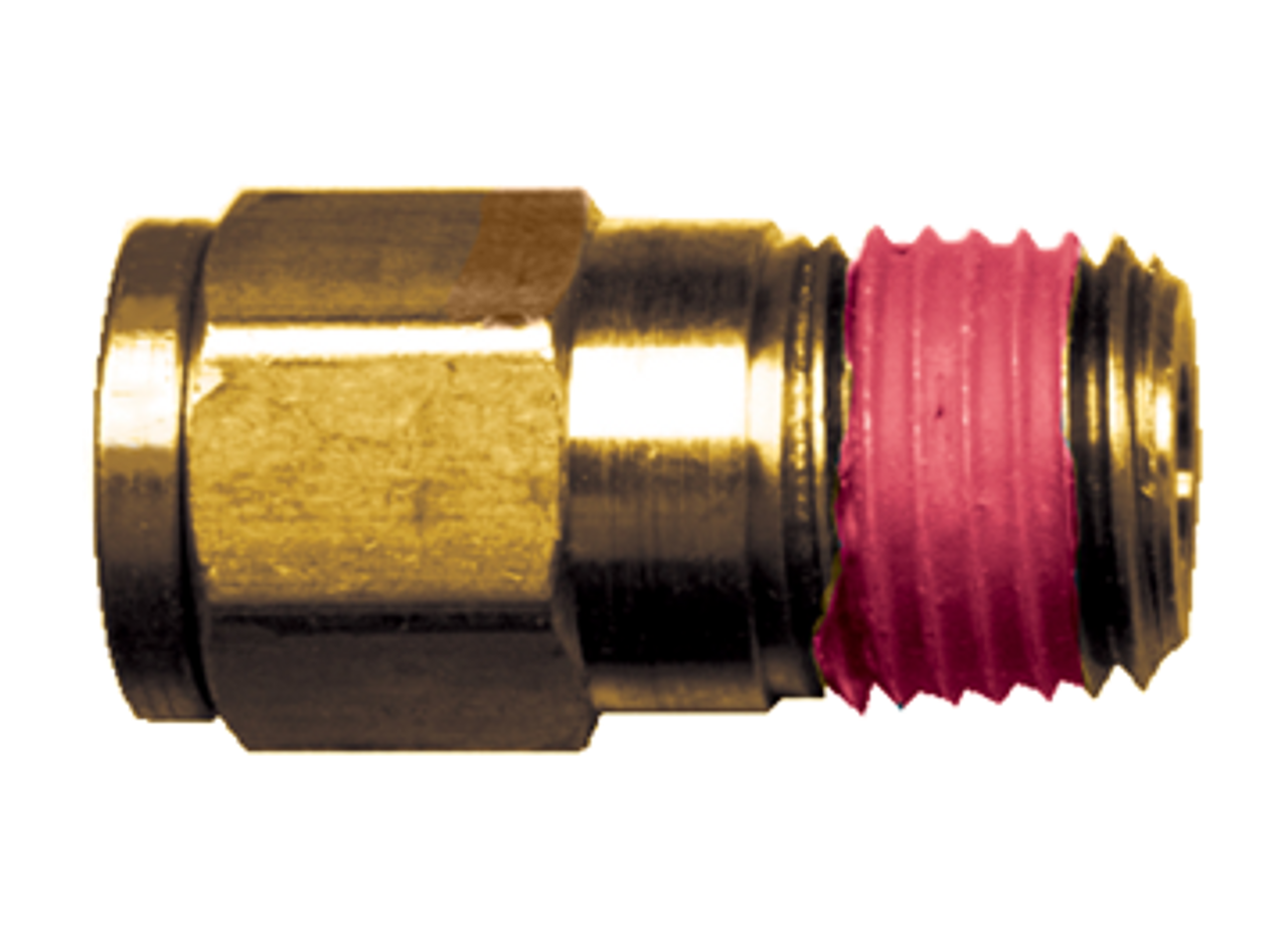 5/32 x 1/4" Brass Push-To-Connect - Male NPT Connector  PC68-2-1/2B