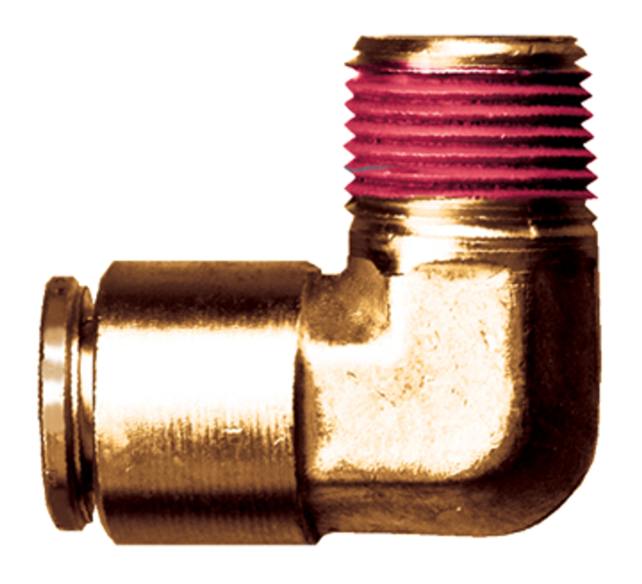 1/2 x 1/2" Brass Push-To-Connect - Male NPT 90° Elbow  PC69-8D
