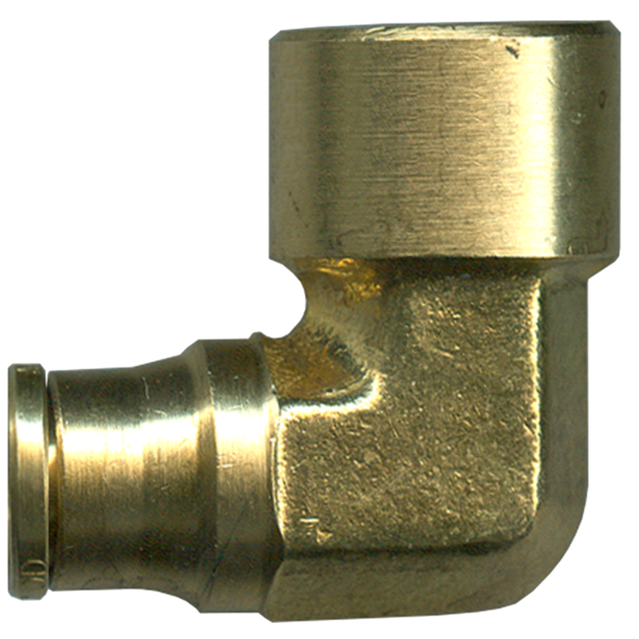 1/8 x 1/16" Brass Push-To-Connect - Female NPT 90° Elbow  PC70-2-1/2A