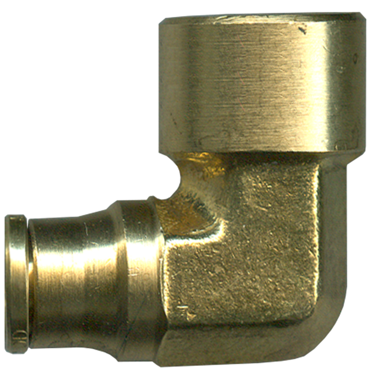 3/8 x 1/4" Brass Push-To-Connect - Female NPT 90° Elbow  PC70-6B