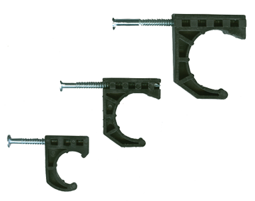 1/2" Black Polysulfone CTS Nail Clip  PEX-JC-10