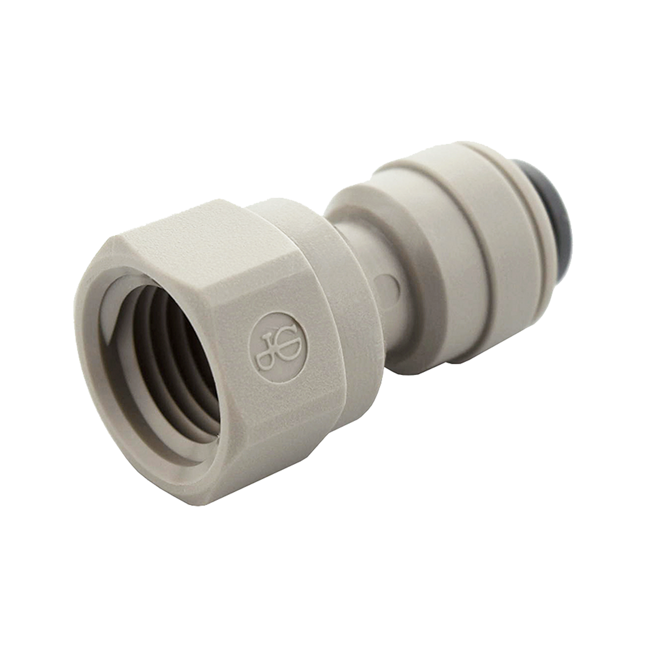 1/4 x 1/4" JG® Grey Acetal Push-To-Connect - Female NPT Connector  PI450822S