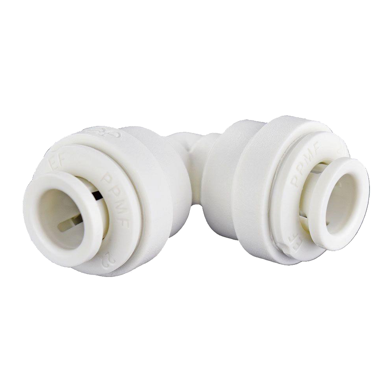1/2" JG® White Polypropylene Push-To-Connect 90° Elbow  PP0316W