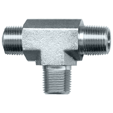 3/8" Steel Male NPT Tee  S1001M-C